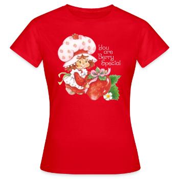 Emily Erdbeer You Are Berry Special Süßer Spruch - Frauen T-Shirt - Rot - Vorne - AI Model Female 172 dark (172cm)
