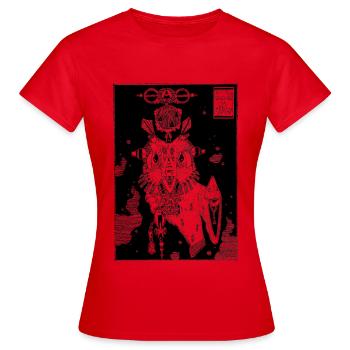 ASTRO ERDFERKEL - T-shirt Femme - rouge - Devant - AI Model Female 172 dark (172cm)