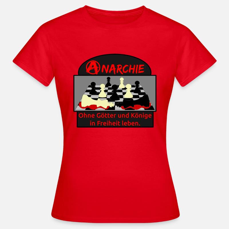 Anarchy - Women's T-Shirt - red