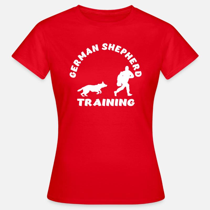 German Shepherd - Women's T-Shirt - red