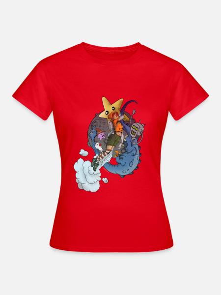 Spiel Mädchen - Frauen T-Shirt - Rot