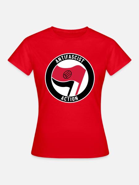 Antifascist Action – 3 Arrows - Frauen T-Shirt - Rot