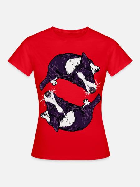 CORGIS - Women's T-Shirt - red