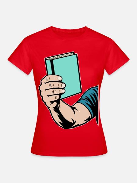 Buch lesen - Frauen T-Shirt - Rot