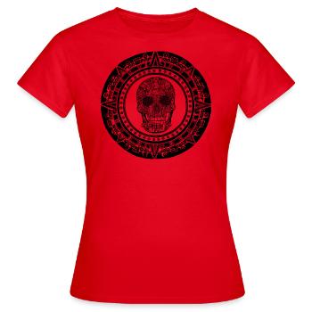 L'Illumination - T-shirt Femme - rouge - Devant - AI Model Female 172 dark (172cm)