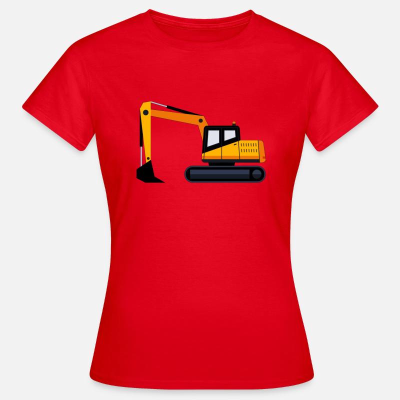 Excavator gift gift idea - Women's T-Shirt - red
