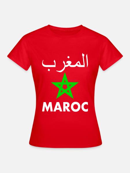 Marokko - Frauen T-Shirt - Rot