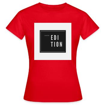 Limited Edition - Frauen T-Shirt - Rot - Vorne - AI Model Female 172 dark (172cm)