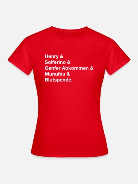 RK Wörter - Frauen T-Shirt - Rot