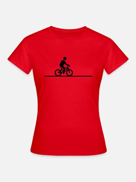 Motif vélo - T-shirt Femme - rouge