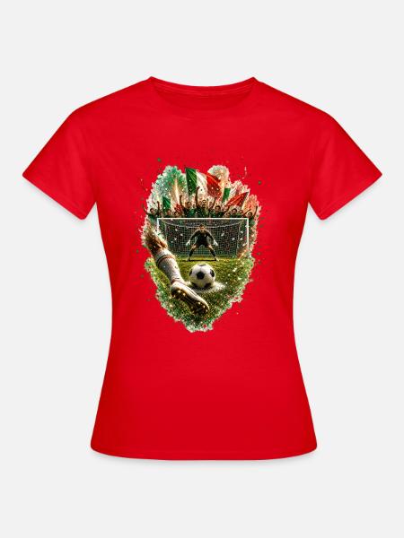 Italian goal celebration – fireworks design - Women's T-Shirt - red