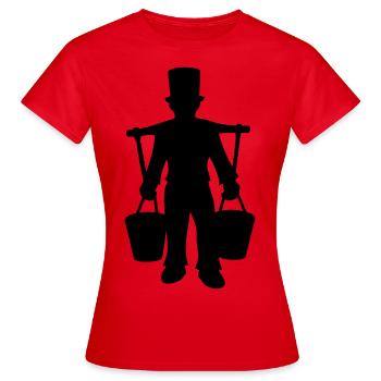 Hummel 1c - T-shirt Femme - rouge - Devant - AI Model Female 172 dark (172cm)