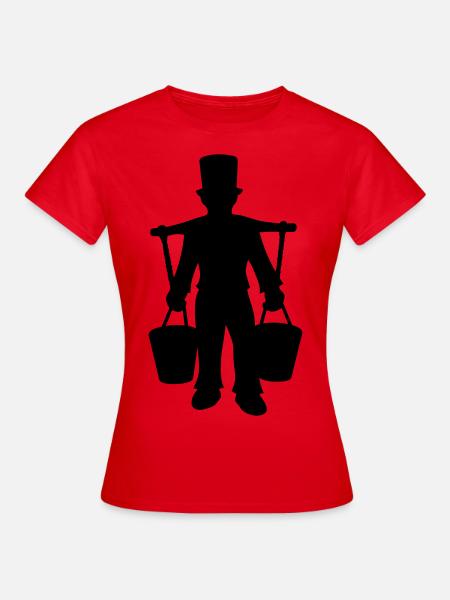 Hummel 1c - Frauen T-Shirt - Rot