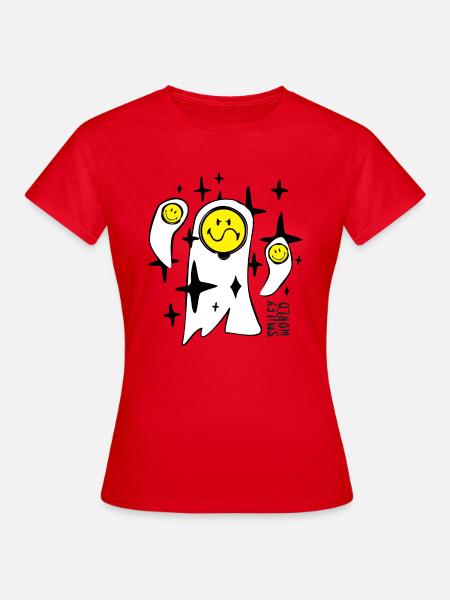 Famiglia Smiley World_Ghost - Maglietta da donna - rosso