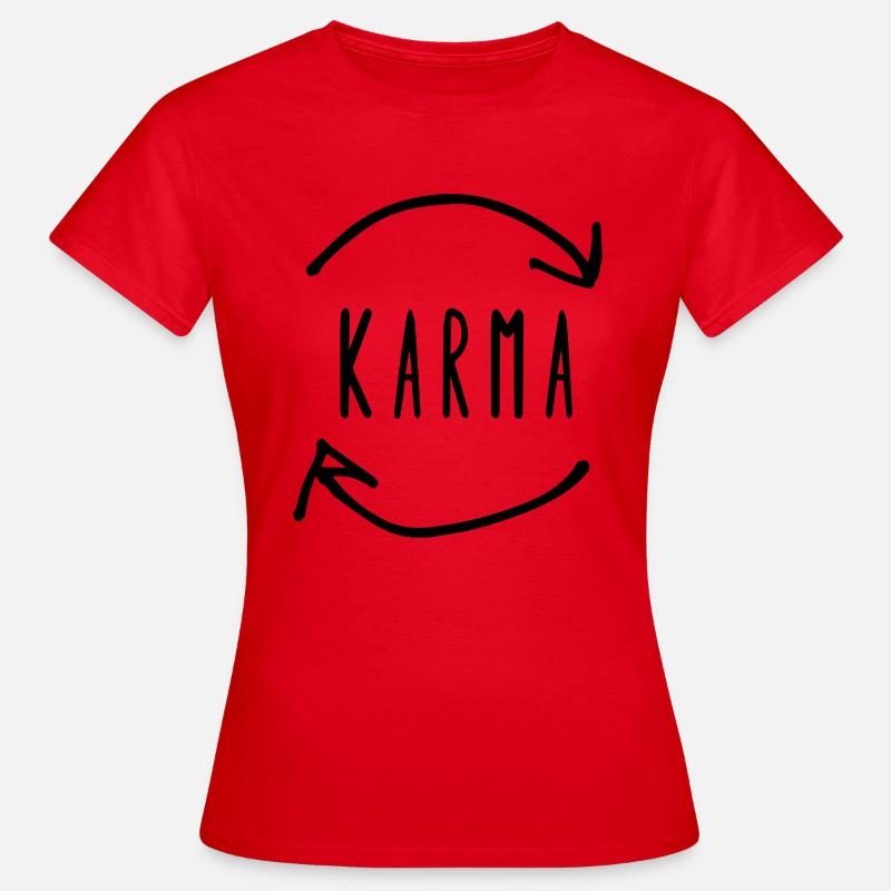 Karma - Women's T-Shirt - red