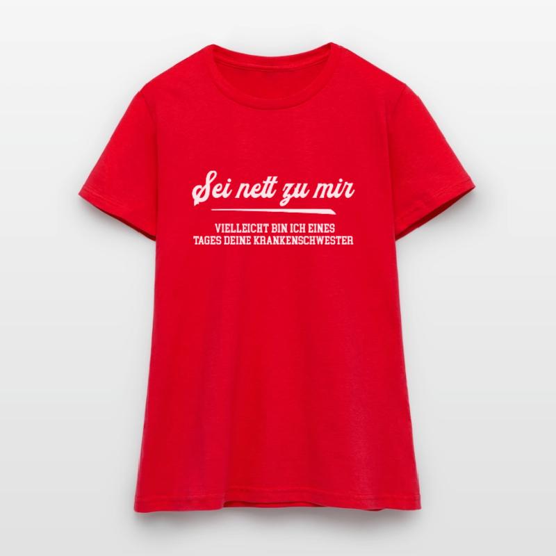 Krankenschwester Spruch coole Kranken Schwester Frauen T-Shirt