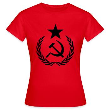 urss hemblem - T-shirt Femme - rouge - Devant - AI Model Female 172 dark (172cm)