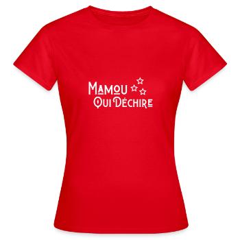 mamou qui déchire cadeau fête des mères t-shirt - T-shirt Femme - rouge - Devant - AI Model Female 172 dark (172cm)
