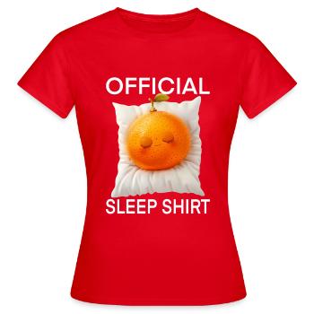 Orange - Frauen T-Shirt - Rot - Vorne - AI Model Female 172 dark (172cm)