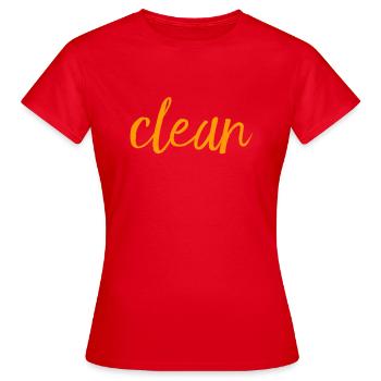 Abandonner la drogue - T-shirt Femme - rouge - Devant - AI Model Female 172 dark (172cm)