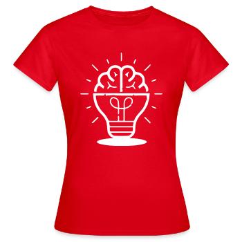 Fun Fun Funny - Women's T-Shirt - red - Front - AI Model Female 172 dark (172cm)