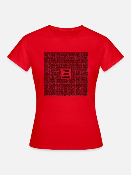 labyrinth - Women's T-Shirt - red