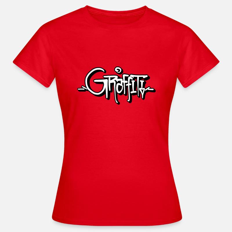 Graffiti Day - Women's T-Shirt - red