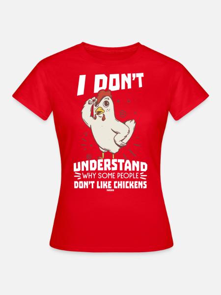 Huhn - Frauen T-Shirt - Rot