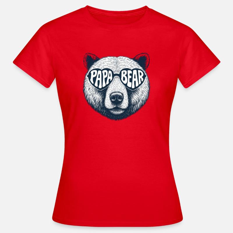 Daddy Bear - Women's T-Shirt - red