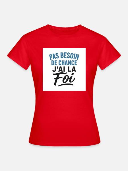 Christen - Frauen T-Shirt - Rot