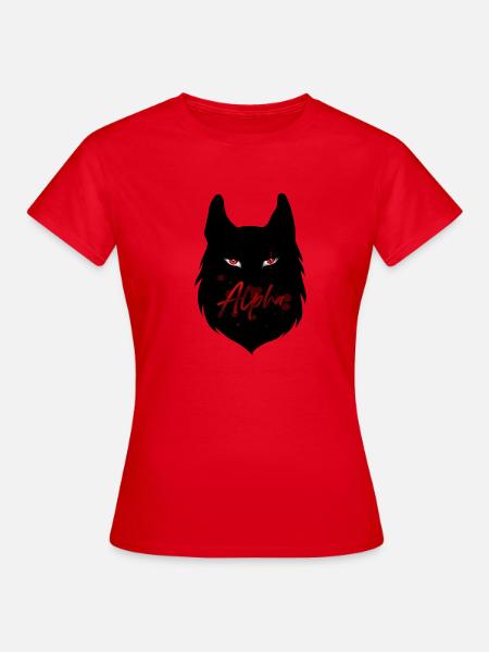 alpha - Frauen T-Shirt - Rot