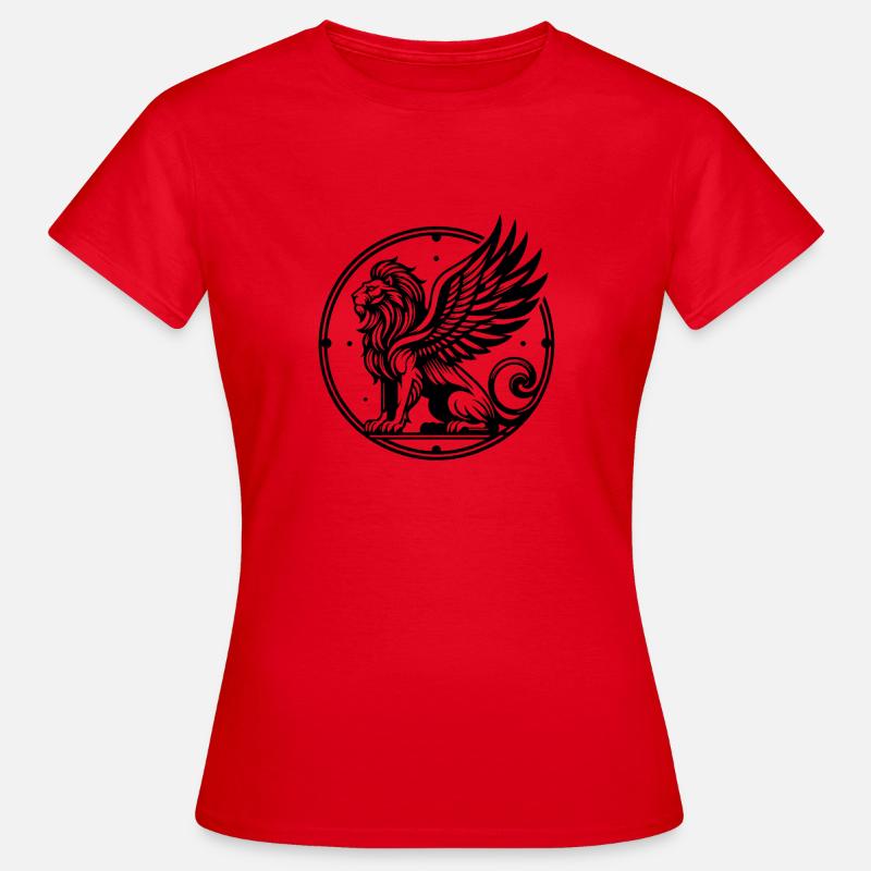 Grifone - Maglietta da donna - rosso