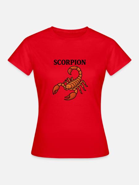 Skorpion - Frauen T-Shirt - Rot
