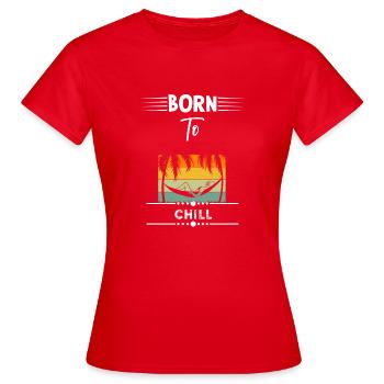 Dicton hamac - T-shirt Femme - rouge - Devant - AI Model Female 172 dark (172cm)