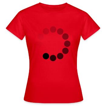 charging circuit - Women's T-Shirt - red - Front - AI Model Female 172 dark (172cm)