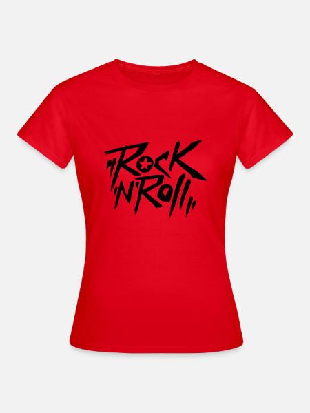Rock N Roll - Frauen T-Shirt - Rot