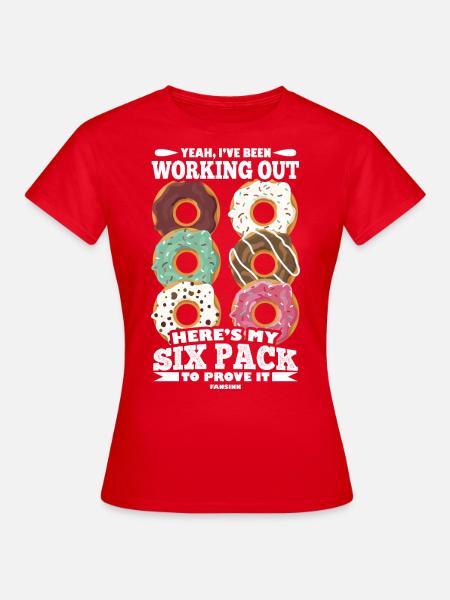 Donut - Frauen T-Shirt - Rot