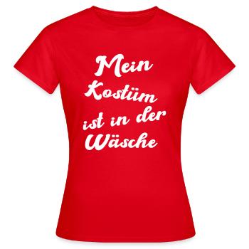 Lingerie Fantaisie - T-shirt Femme - rouge - Devant - AI Model Female 172 dark (172cm)