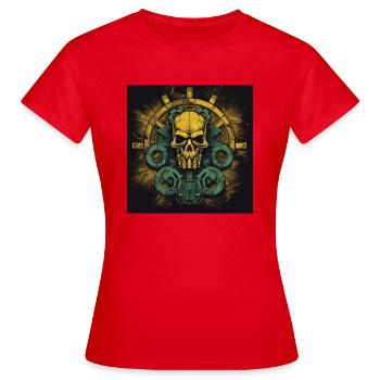 Tschernobyl-Atom 13 - Frauen T-Shirt - Rot - Vorne - AI Model Female 172 dark (172cm)