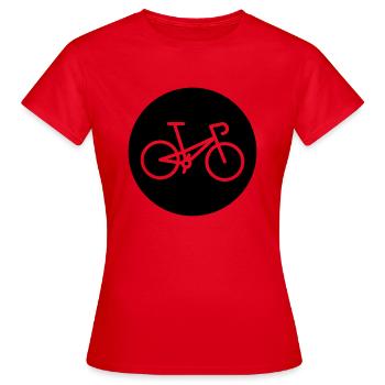Bike - Bike - Women's T-Shirt - red - Front - AI Model Female 172 dark (172cm)