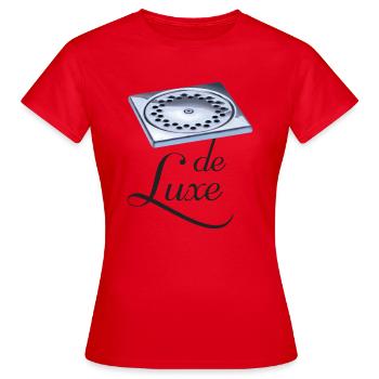 Sterput de luxe - T-shirt Femme - rouge - Devant - AI Model Female 172 dark (172cm)