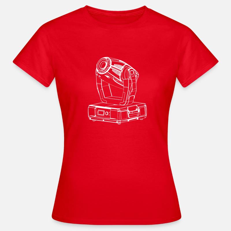 Lichttechniker - Frauen T-Shirt - Rot