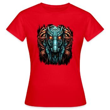 Fun Sayings anniversaire Happy Horses cadeau - T-shirt Femme - rouge - Devant - AI Model Female 172 dark (172cm)