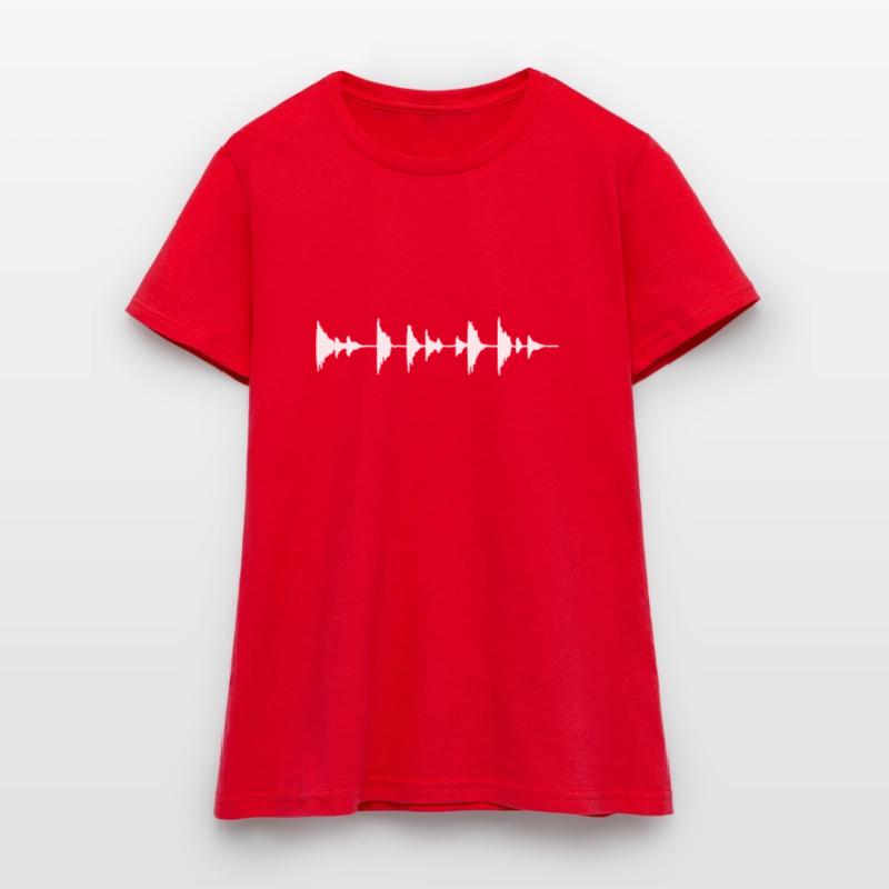 Waveform - Sample - Drumloop T-shirt Femme