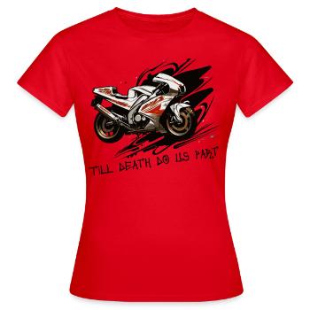 Super Sport Tourer Sport Moto - T-shirt Femme - rouge - Devant - AI Model Female 172 dark (172cm)