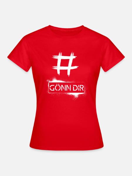 GÖNN DIR - Frauen T-Shirt - Rot