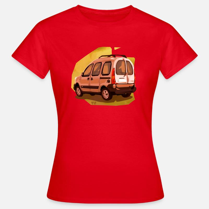 Kangoo, das Auto - Frauen T-Shirt - Rot