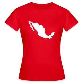 Mexiko - Frauen T-Shirt - Rot - Vorne - AI Model Female 172 dark (172cm)