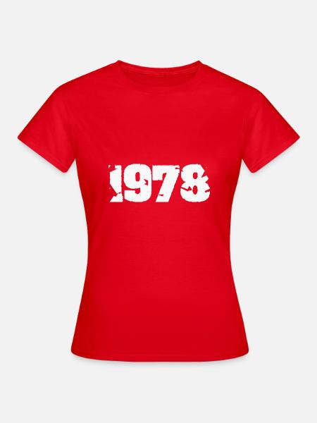 1978 - Frauen T-Shirt - Rot
