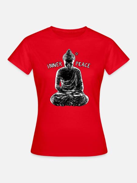 Innerer Frieden - Frauen T-Shirt - Rot